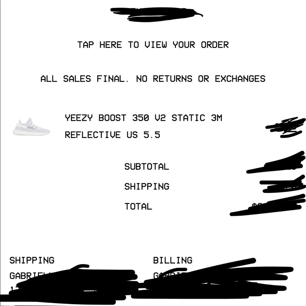 **SOLD**Yeezy V2 static reflective limited edition - Picture 2 of 8